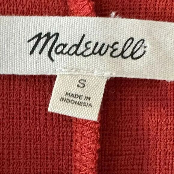 Madewell Cross-Front Bohemian Flutter-Sleeve Mini Dress  flattering SZ S#2099 - Picture 11 of 16